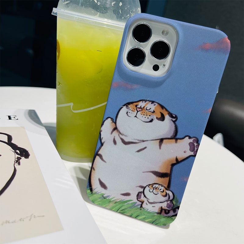 Ốp Điện Thoại Cứng In Hình Hổ Dễ Thương Cho iphone 14promax 11 13 12 7Plus 8 X XS Max