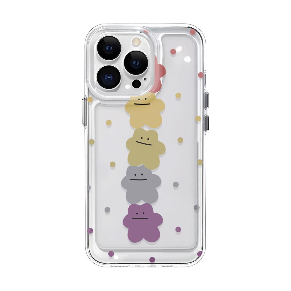 Ốp Điện Thoại Trong Suốt In Hình Gấu Nhiều Màu Cho iphone 14promax 13 12 11 7Plus 7 8 Plus X XR XSMax