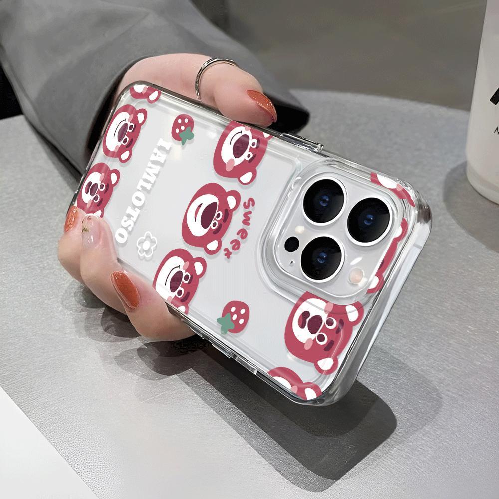 Ốp Điện Thoại Trong Suốt Chống Sốc In Hoạt Hình Cho iphone 14 pro max 11 13 12 7Plus 7 8 Plus X XR XSMax