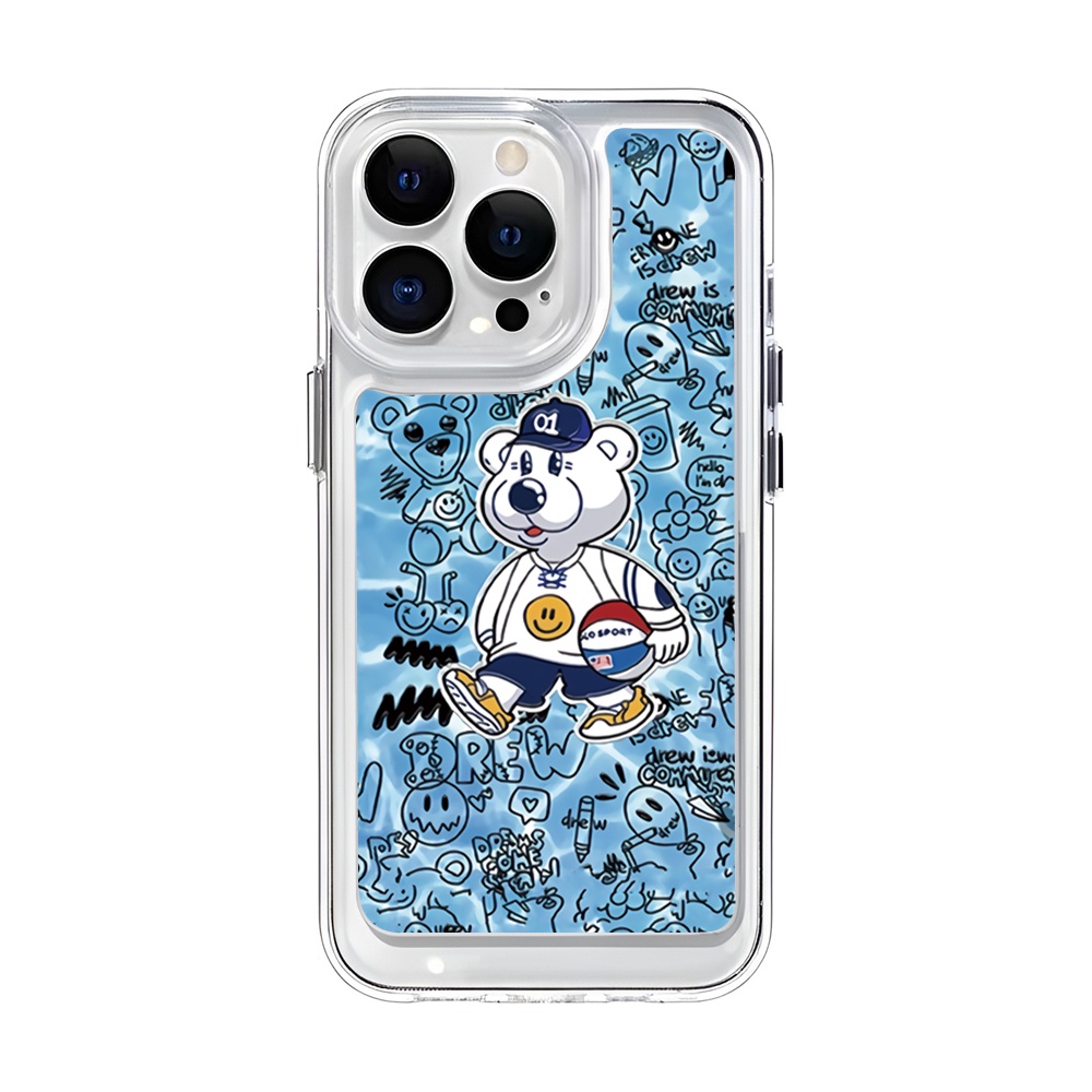 Ốp Điện Thoại Trong Suốt Chống Sốc In Hình Cậu Bé Bút Chì Cho iphone 14 pro max 11 13 12 7 8 Plus X XR XSMax