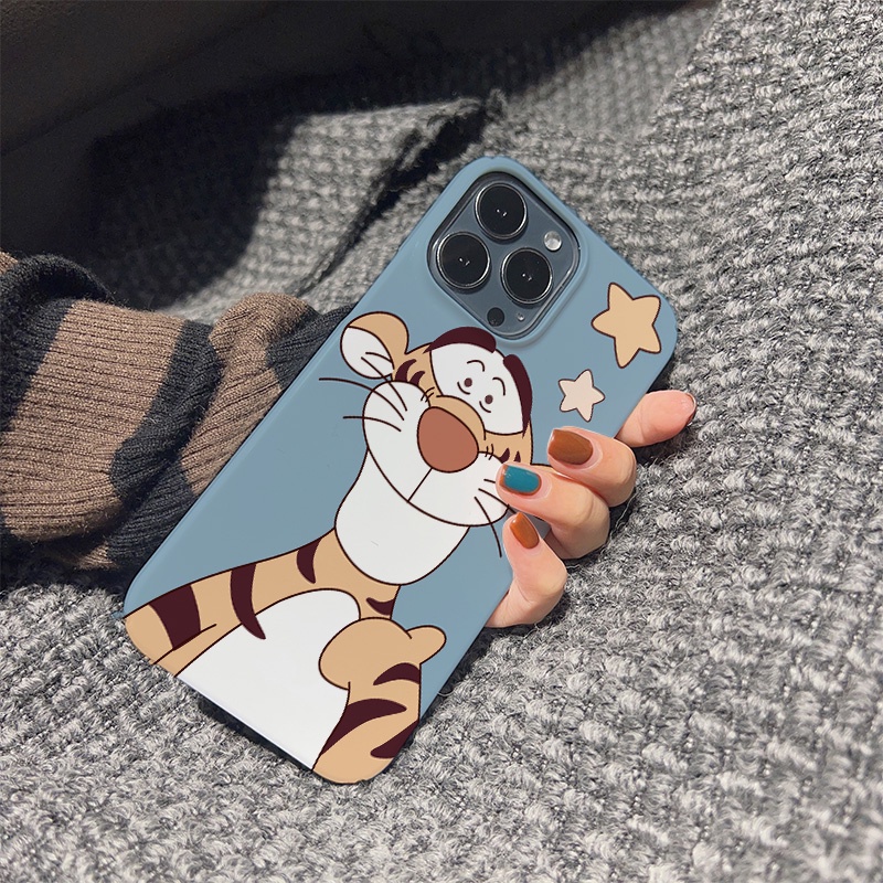 Ốp Điện Thoại Cứng Chống Sốc Họa Tiết Hổ Hoạt Hình Cho iphone 14 pro Max 11 13 12 7Plus 8 X XS Max