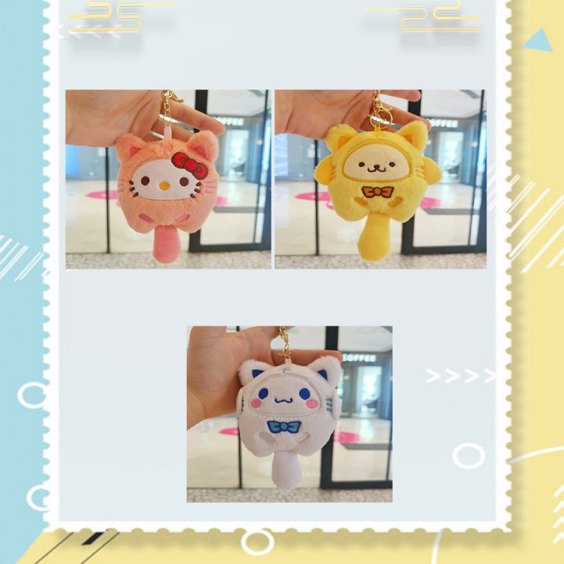 Sanrio Thú Nhồi Bông Hình Cinnamoroll / Chim Cánh Cụt / Chó Hồng Hạc Dễ Thương Dùng Làm Quà Tặng