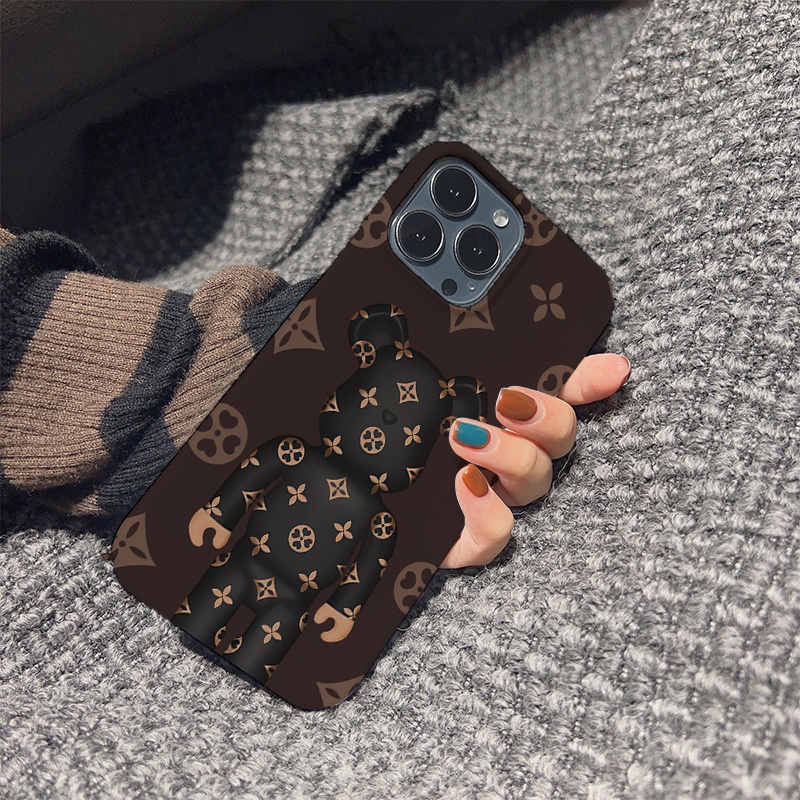 Ốp Điện Thoại Cứng Chống Sốc In Hình Gấu Hoạt Hình Cho iphone 14 pro Max 11 13 12 7Plus 8 X XS Max