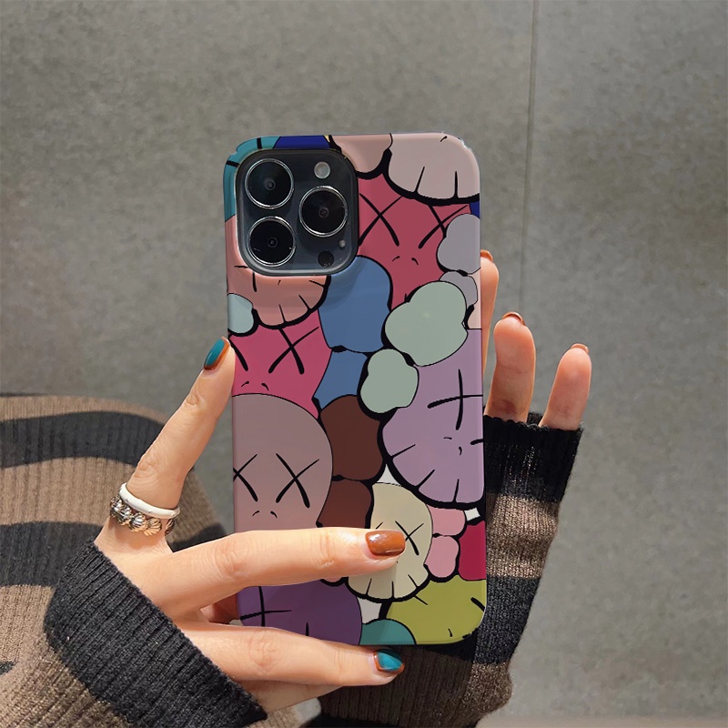 Ốp Điện Thoại Cứng Chống Sốc In Hình Gấu Hoạt Hình Cho iphone 14 pro Max 11 13 12 7Plus 8 X XS Max