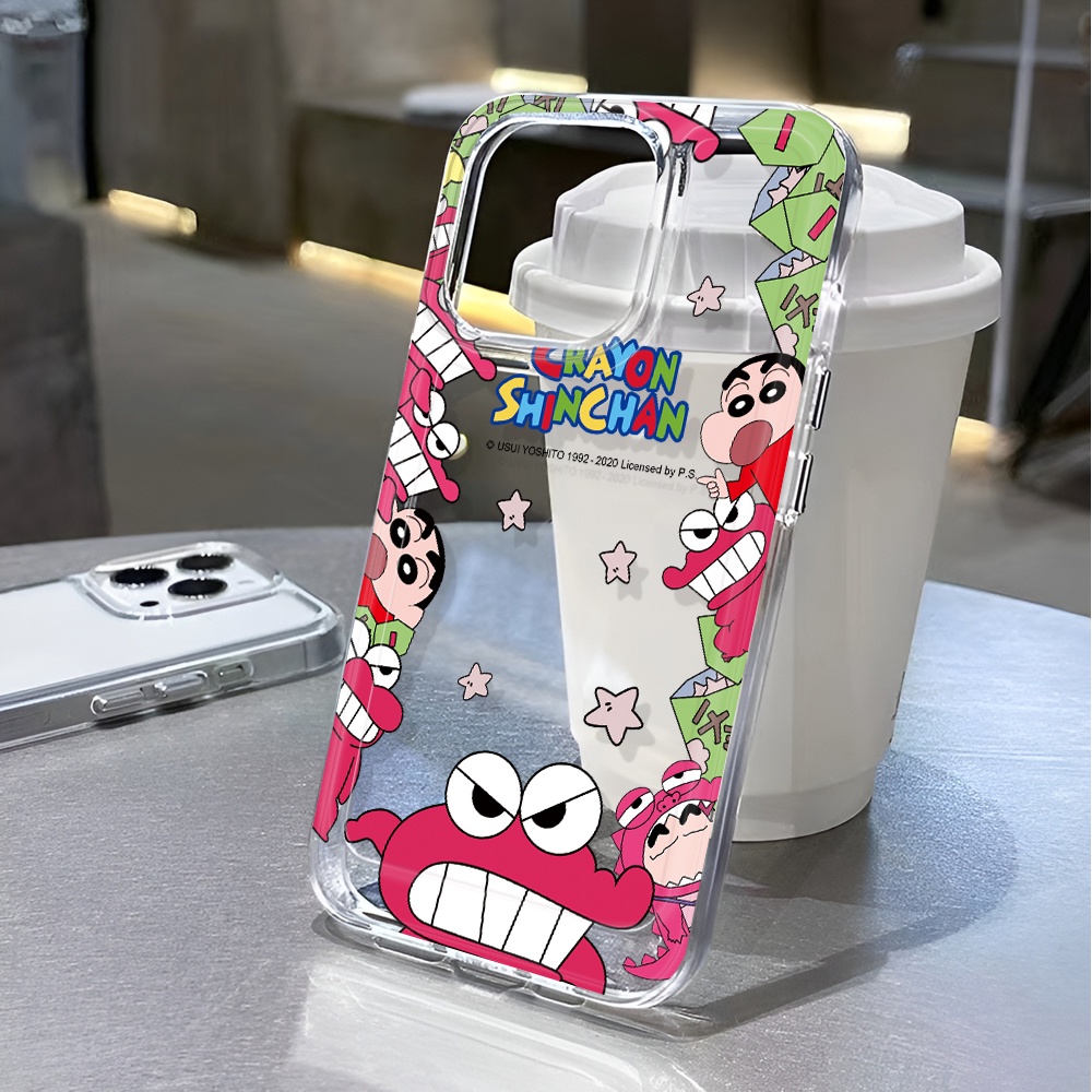 Ốp Điện Thoại Trong Suốt Chống Sốc In Hình Quái Vật Khủng Long Cho iphone 14 pro max 11 13 12 7 8 Plus X XR XSMax