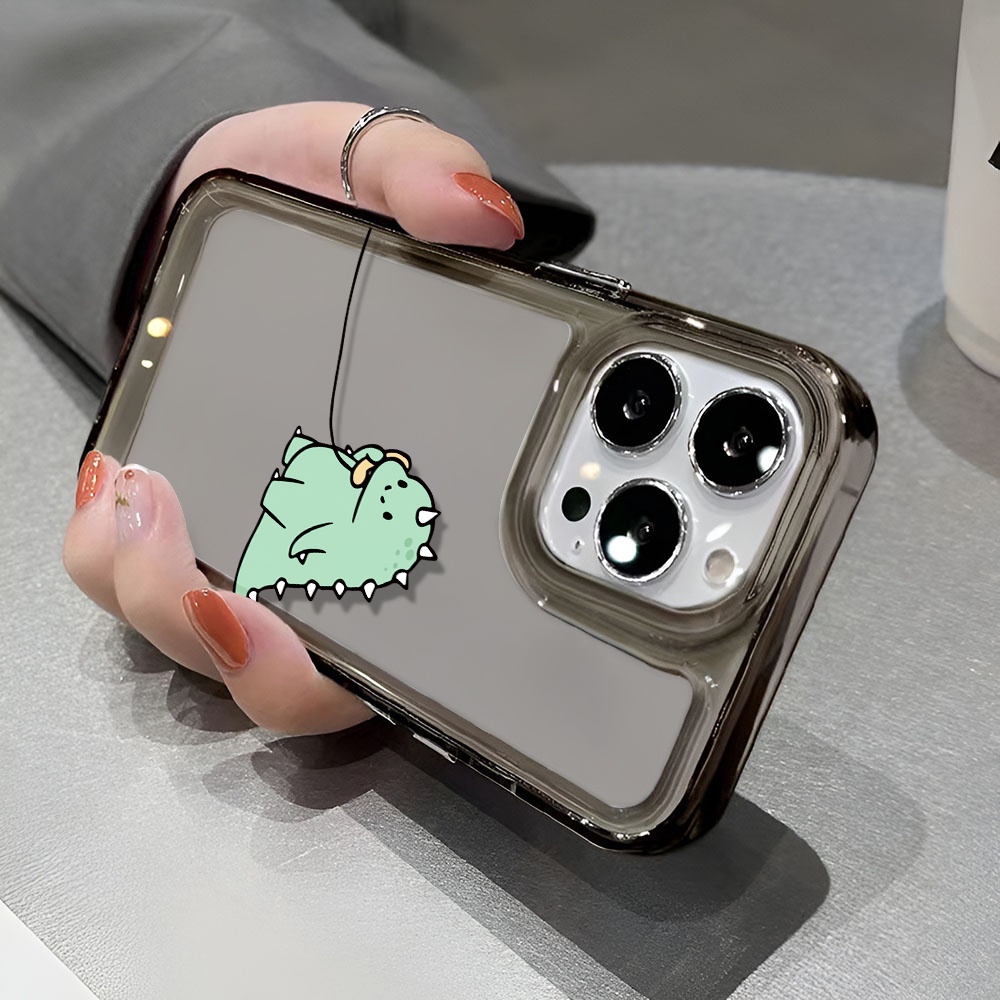 Ốp Điện Thoại Trong Suốt Hình Khủng Long Cho iphone 14 pro max 11 13 12 7 8 Plus X XR XSMax