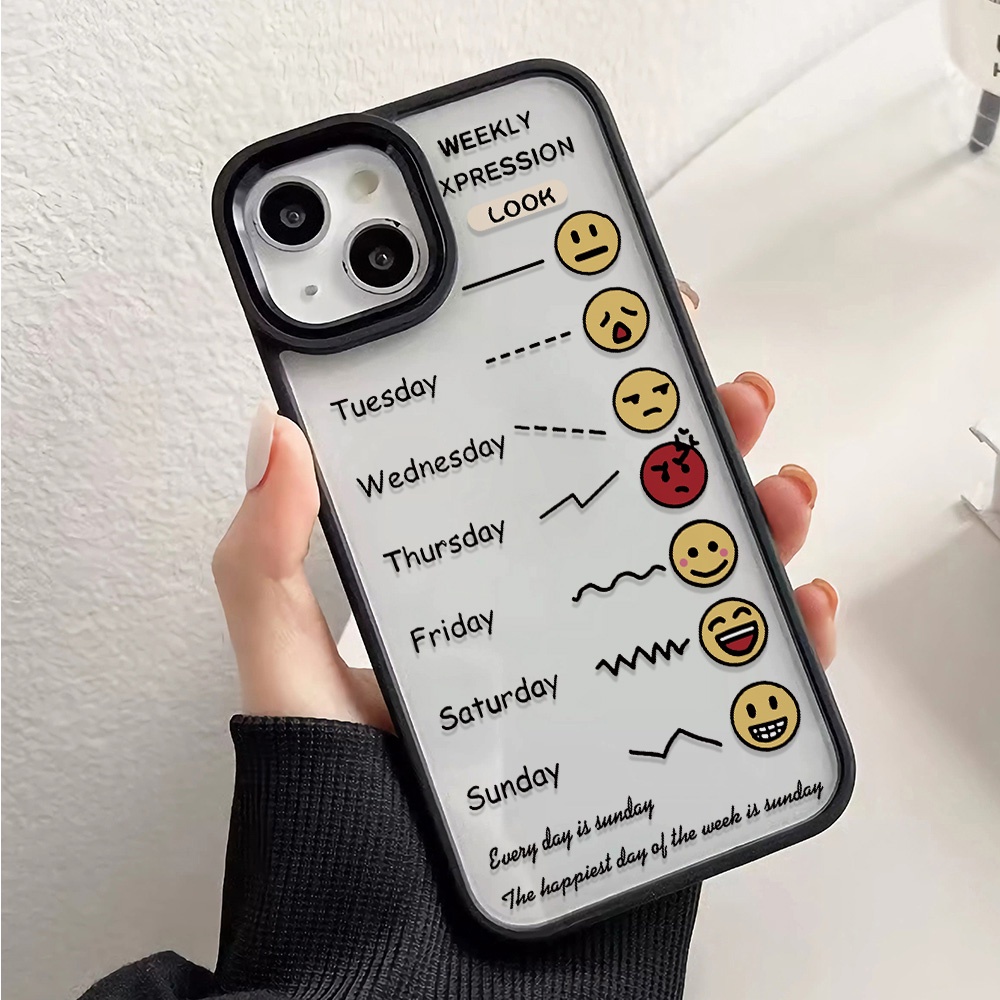 Ốp Điện Thoại Nhựa Acrylic Cứng Trong Suốt In Hình Tuần Lộc Cho iphone 14 pro Max 11 13 12 7Plus 8 X XS Max