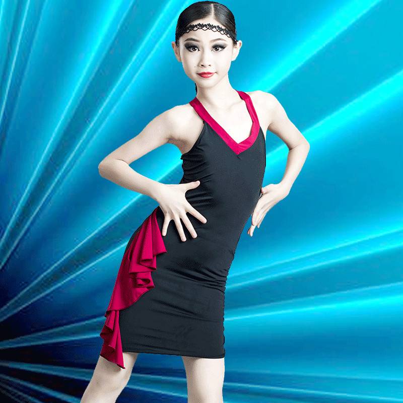 Đầm Khiêu Vũ Nhảy Latin Chuyên Nghiệp Cho Bé Gái