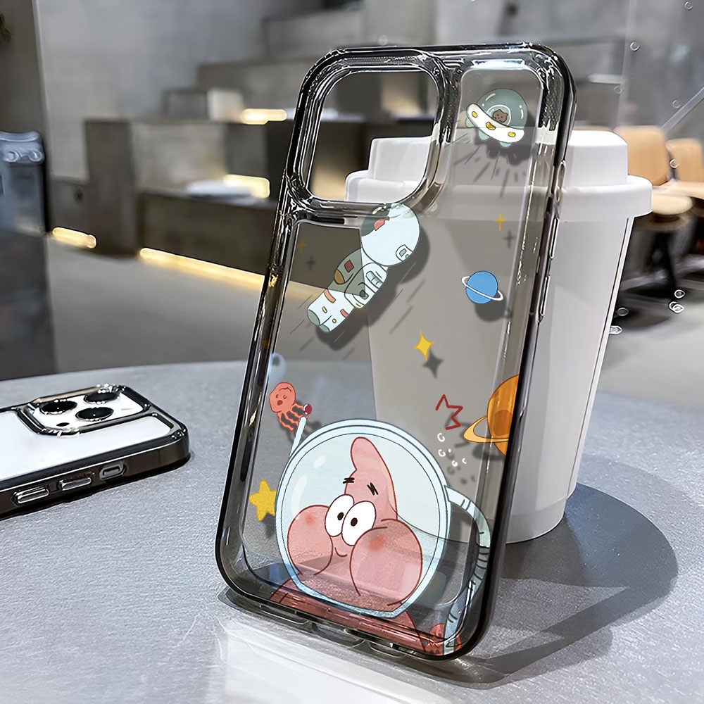 Ốp Điện Thoại Trong Suốt In Hoạt Hình Patrick Star Cho iphone 14 pro max 11 13 12 7 8 Plus X XR XSMax