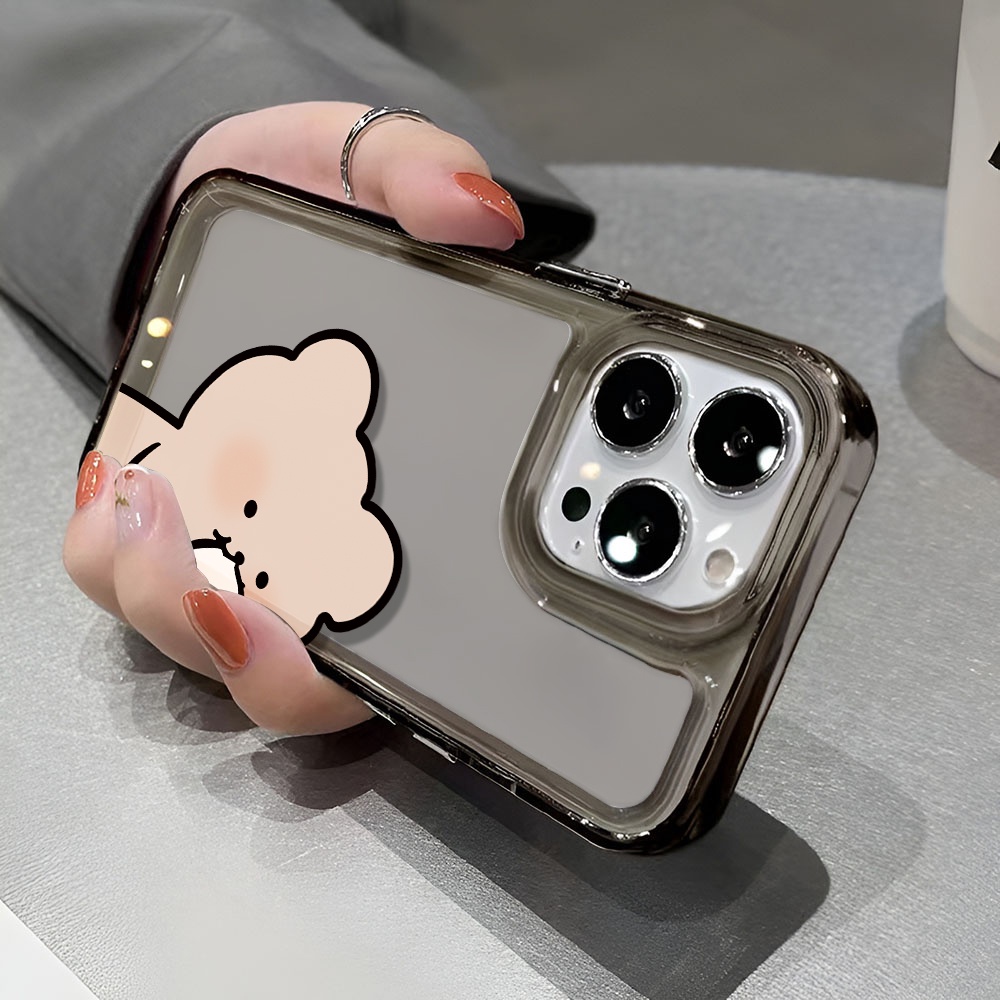 Ốp Điện Thoại Trong Suốt In Hình Gấu Hoạt Hình Dễ Thương Cho iphone 14 pro max 11 13 12 7 8 Plus X XR XSMax