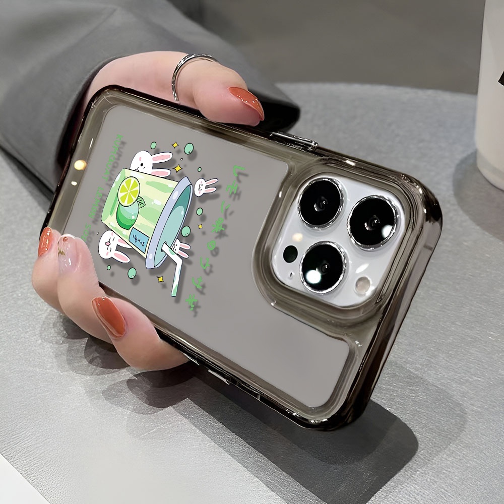 Ốp Điện Thoại Trong Suốt Họa Tiết Thỏ Hoạt Hình Cho iphone 14 pro max 11 13 12 7 8 Plus X XR XSMax