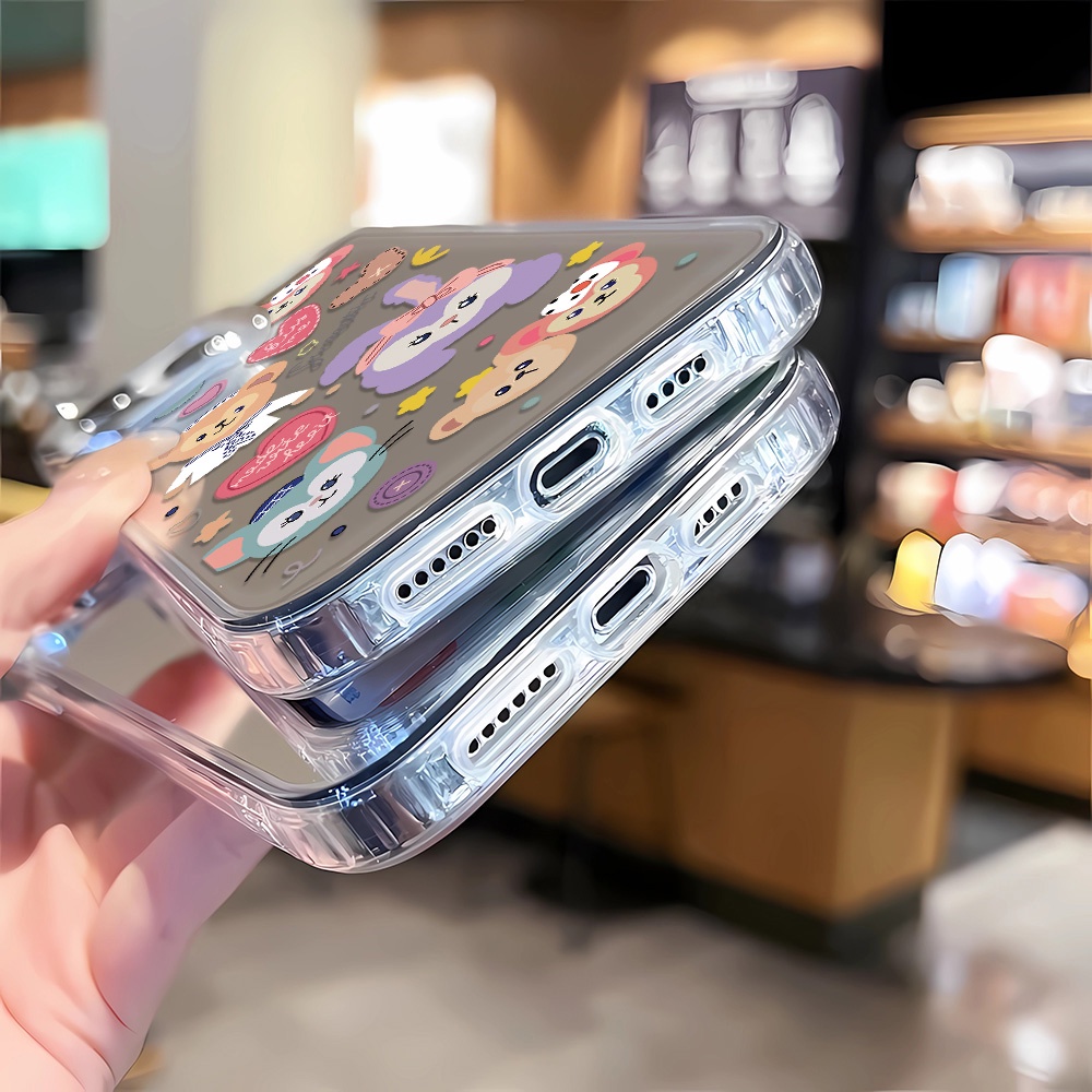 Ốp Điện Thoại Họa Tiết Gấu duffy Cho iphone 14 pro max 11 12 13 8 7 Plus X XR XSMax