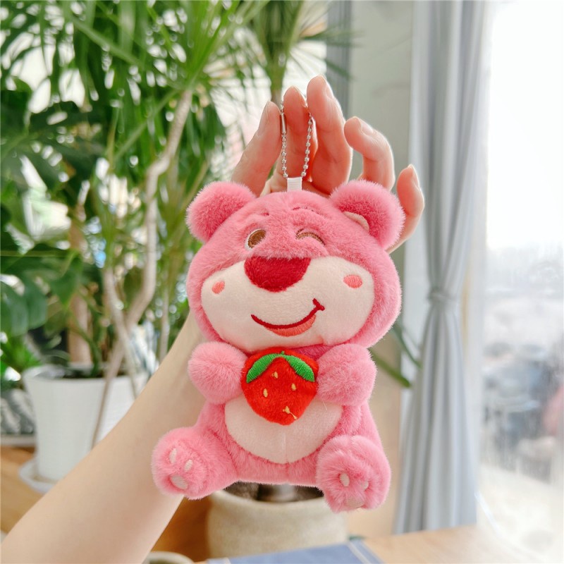 Móc Khóa Hình Gấu Nhồi Bông Dễ Thương