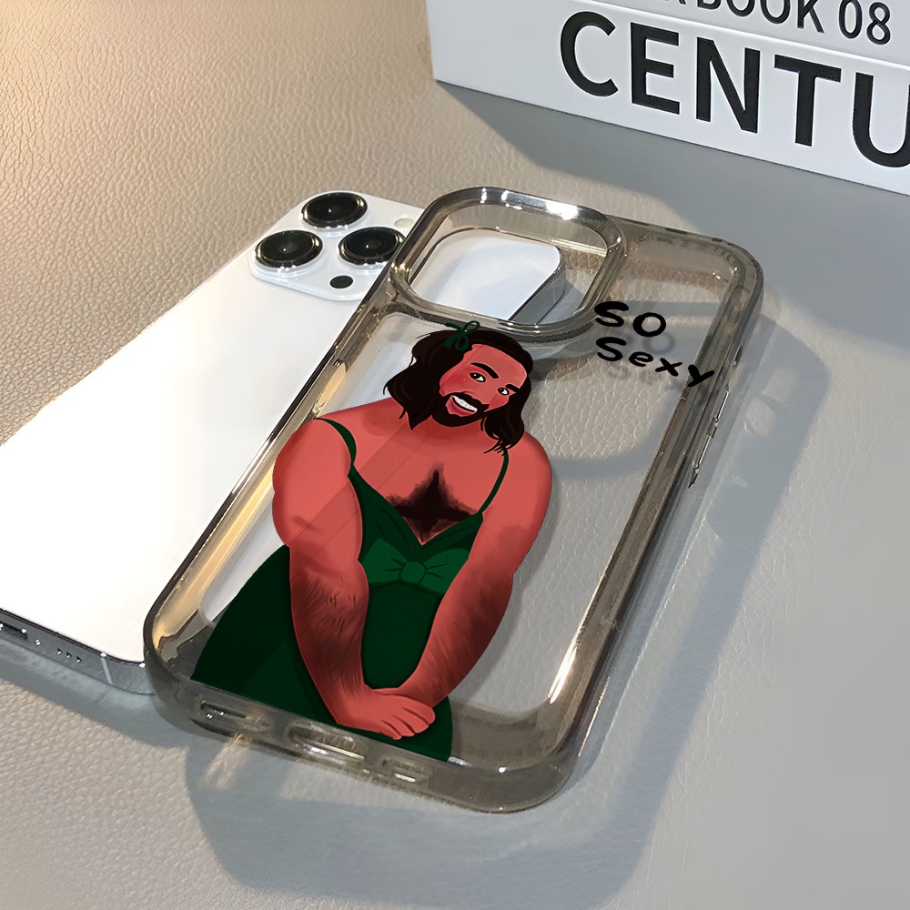 Ốp Điện Thoại Trong Suốt In Hình Cậu Bé Không Gian Vui Nhộn Cho iphone 14 pro max 11 13 12 7 8 Plus X XR XSMax