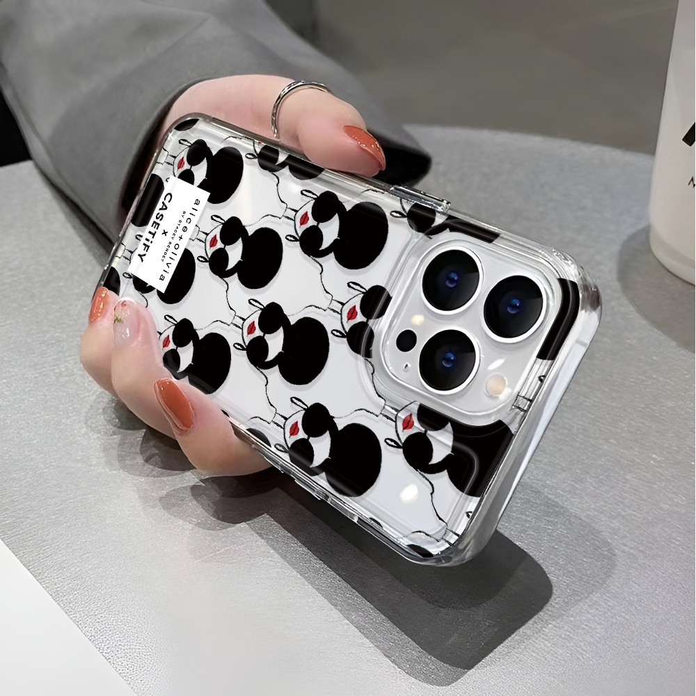 Ốp Điện Thoại Trong Suốt Chống Sốc In Hình Cô Gái Không Gian Cho iphone 14 pro max 11 13 12 7 8 Plus X XR XSMax