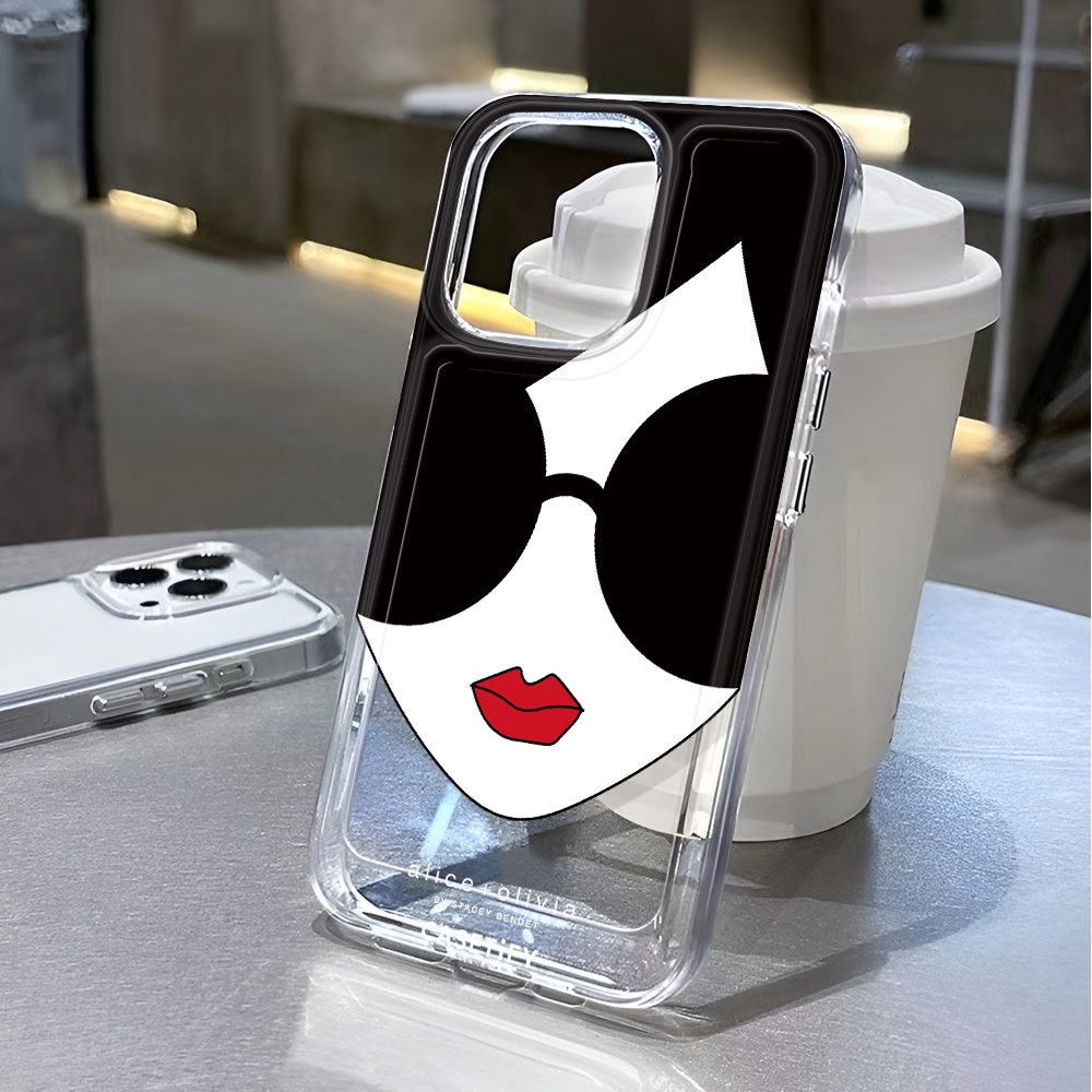 Ốp Điện Thoại Trong Suốt Chống Sốc In Hình Cô Gái Không Gian Cho iphone 14 pro max 11 13 12 7 8 Plus X XR XSMax