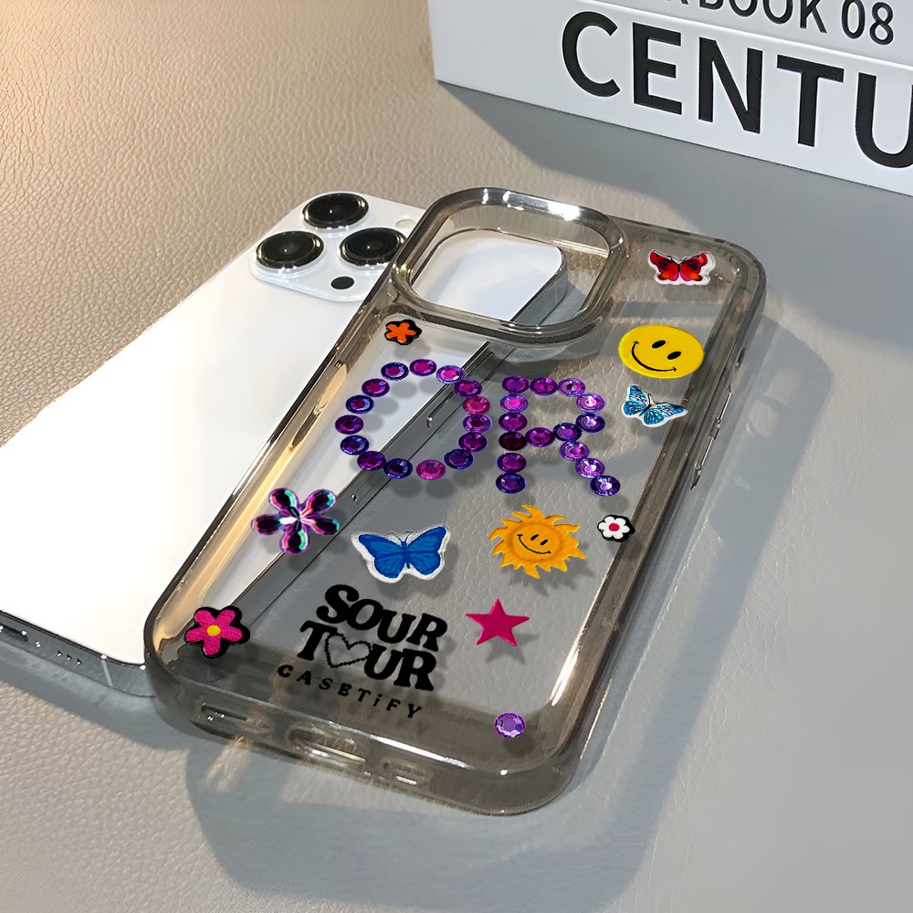 Ốp Điện Thoại Trong Suốt Chống Sốc In Hình Bướm Thời Trang Cho iphone 14 pro max 11 13 12 7 8 Plus X XR XSMax