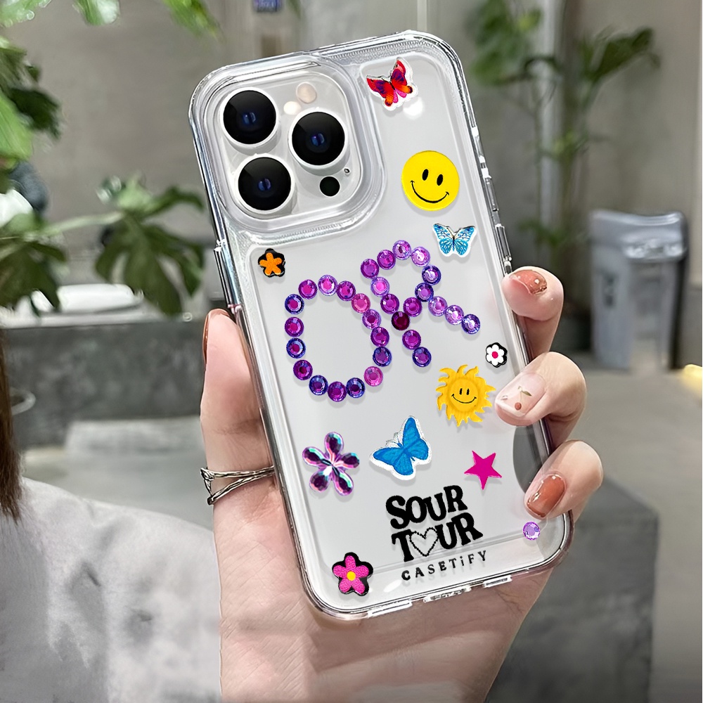 Ốp Điện Thoại Trong Suốt Chống Sốc In Hình Bướm Thời Trang Cho iphone 14 pro max 11 13 12 7 8 Plus X XR XSMax