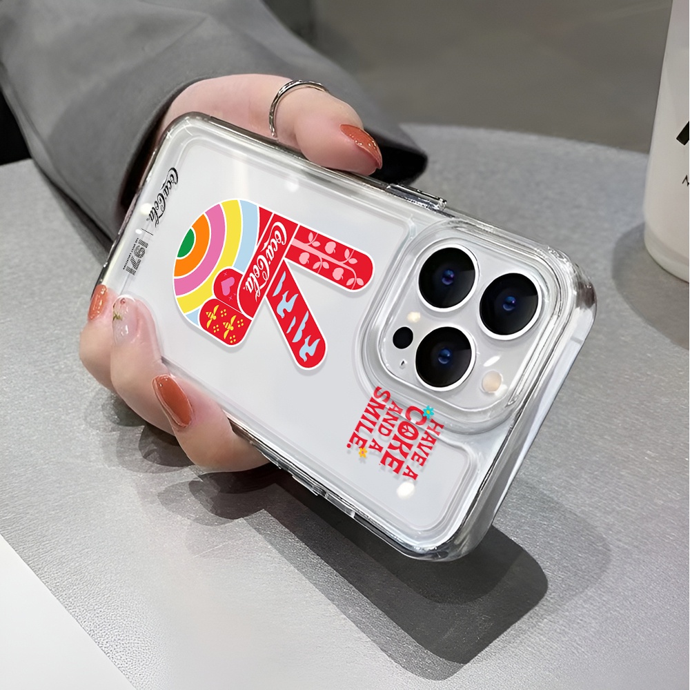 Ốp Điện Thoại Trong Suốt Chống Sốc Họa Tiết Thời Trang Cho iphone 14 pro max 11 13 12 7 8 Plus X XR XSMax