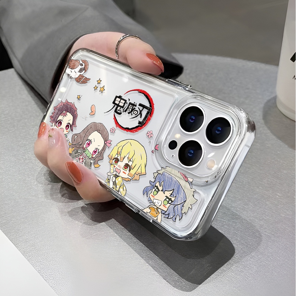 Ốp Điện Thoại Trong Suốt Chống Sốc Họa Tiết Hoạt Hình Cho iphone 14 pro max 11 13 12 7 8 Plus X XR XSMax