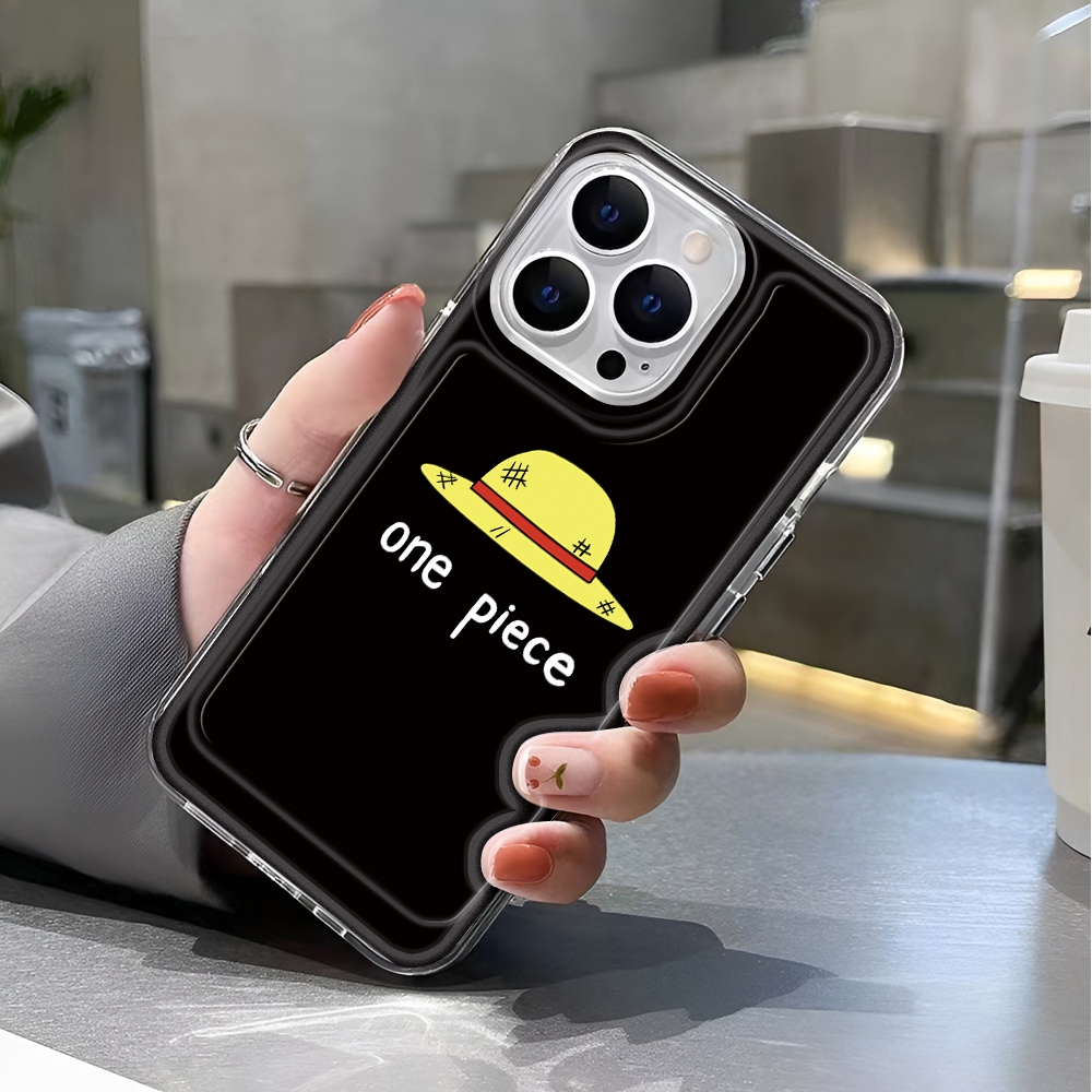 Ốp Điện Thoại Trong Suốt In Hoạt Hình One Piece Cho iphone 14 pro max 11 13 12 7 8 Plus X XR XSMax
