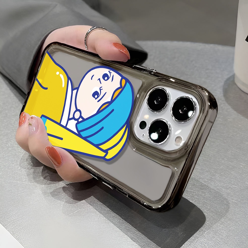 Ốp Điện Thoại Trong Suốt Chống Sốc Hình Cô Gái Đội Mũ Thời Trang Cho iphone 14 pro max 11 13 12 7 8 Plus X XR XSMax