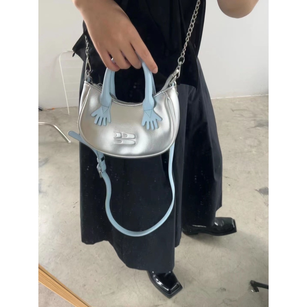 Túi Xách Đeo Chéo Màu Trơn Thời Trang Xuân Hè Cho Nữ