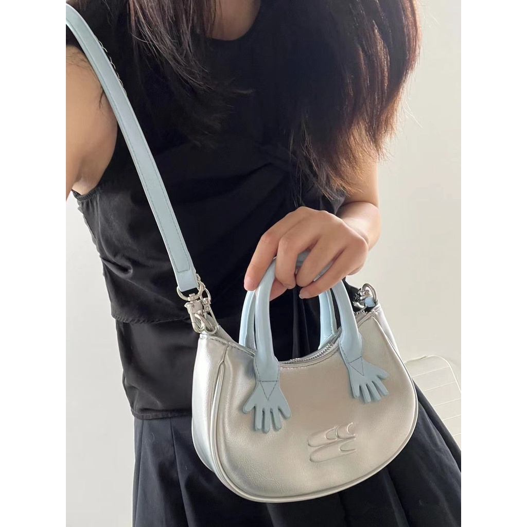 Túi Xách Đeo Chéo Màu Trơn Thời Trang Xuân Hè Cho Nữ