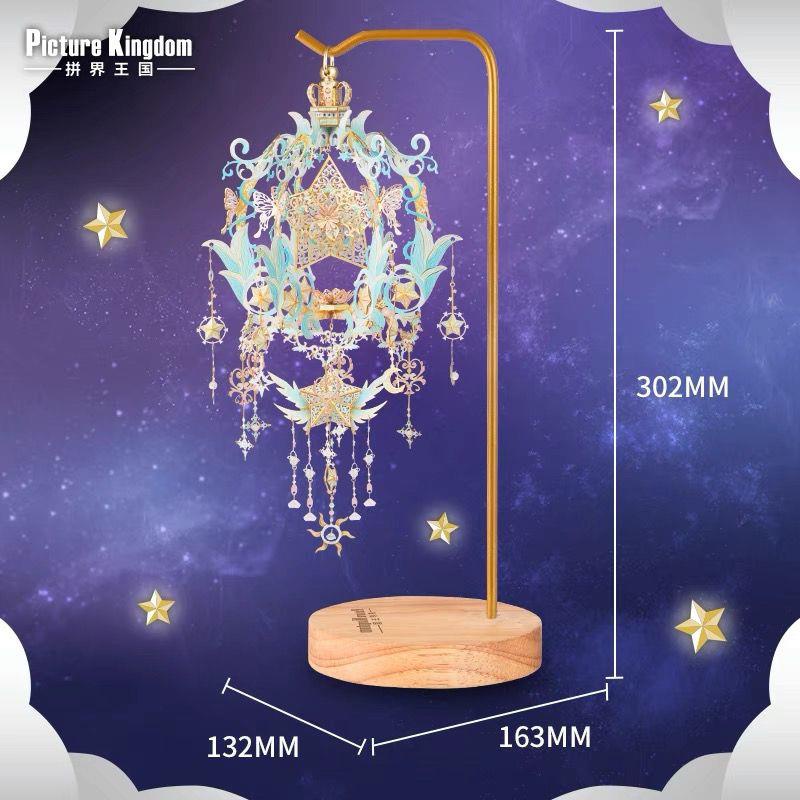 Đồ trang trí Đồ Chơi Lắp Ráp Ngôi Sao 3D Bằng Kim Loại Dùng Làm Quà Tặng Cho Bạn Gái