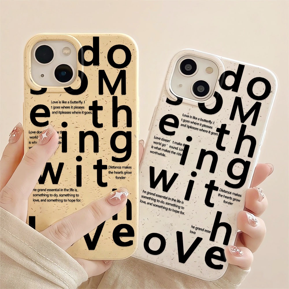 Ốp Điện Thoại Chống Sốc Màu Trắng In Hình Hoạt Hình Cho iphone 14 pro max 11 13 12 7 8 Plus X XR XSMax