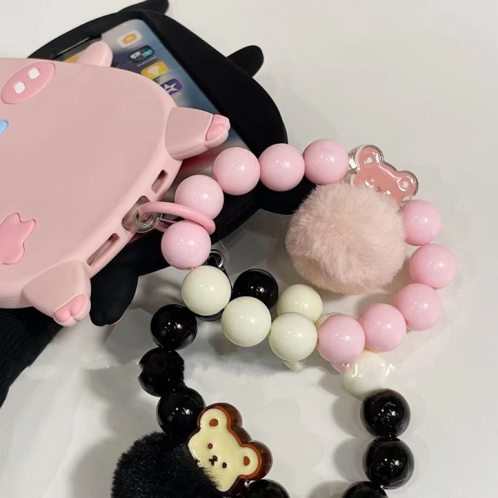 Ốp Điện Thoại Silicon Mềm Chống Sốc Hình Chú Heo Ba Chiều Cho iPhone13promax 14 12 11