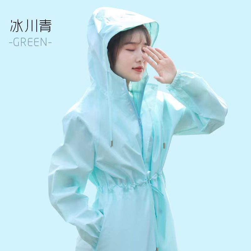 Mới Áo Mưa Một Mảnh Vải Cao Cấp Trọng Lượng Nhẹ Chống Mưa Dành Cho Người Lớn