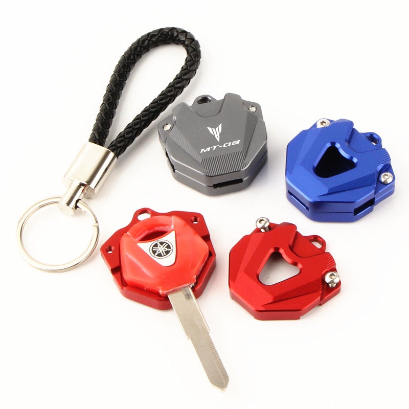 Bao Da Hợp Kim Nhôm Bảo Vệ Chìa Khóa Xe Mô Tô yamaha mt09 mt-09 Ốp