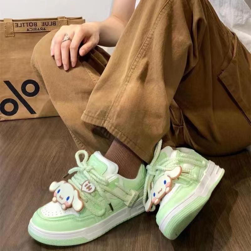Giày Sneaker Họa Tiết Hoạt Hình Graffiti Độc Đáo