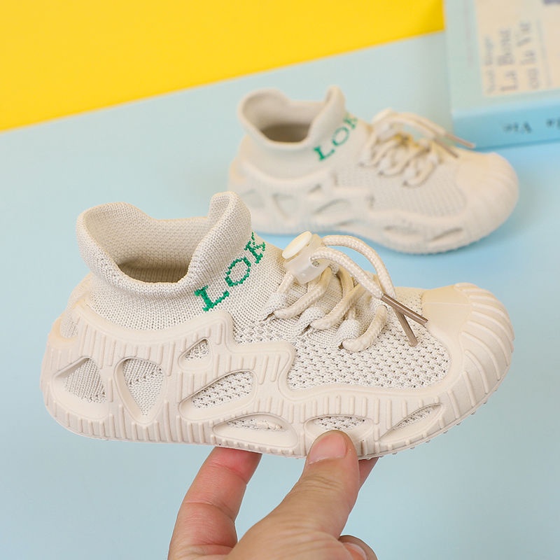 Giày Thể Thao Phối Lưới Thoáng Khí Thời Trang Xuân Thu 2023 Mới Cho Bé