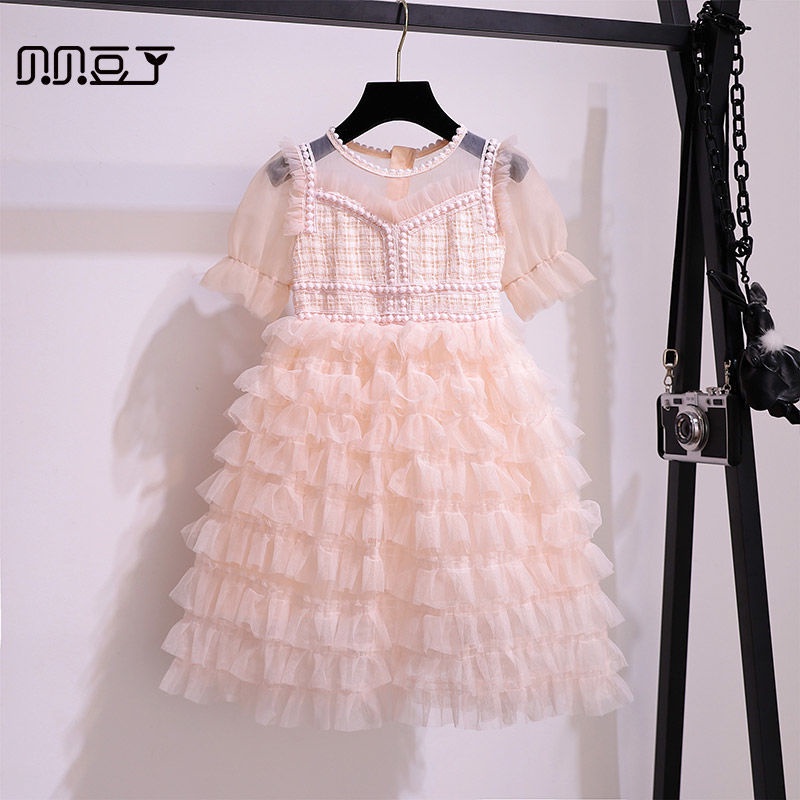 Đầm Công Chúa Xếp Tầng Thời Trang Mùa Hè Cho Bé Gái 2-13 Tuổi