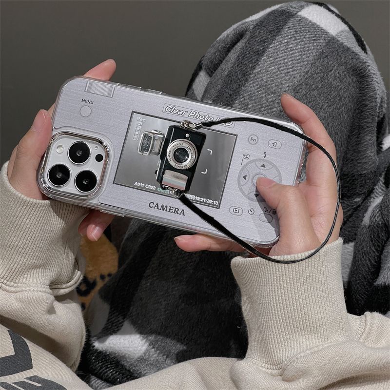 Ốp Điện Thoại Mềm Hình Máy Ảnh Vui Nhộn Cho Oppo A58x A8 / 9 / 11 A96 A97 Findx3 / X3pro A15 / A35