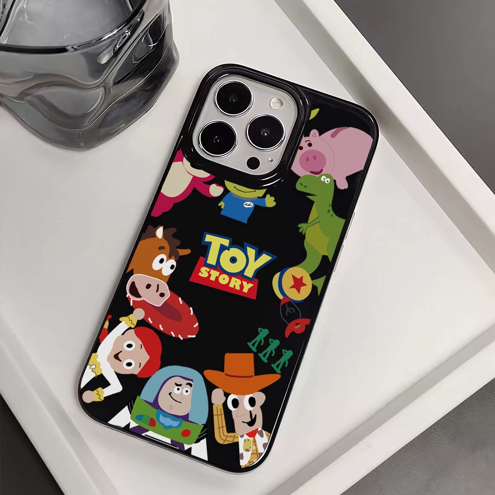 Ốp Điện Thoại Silicone TPU Mềm Bóng In Hình toy story Cho iphone 14promax 11 13 12 7Plus 8 X XS Max