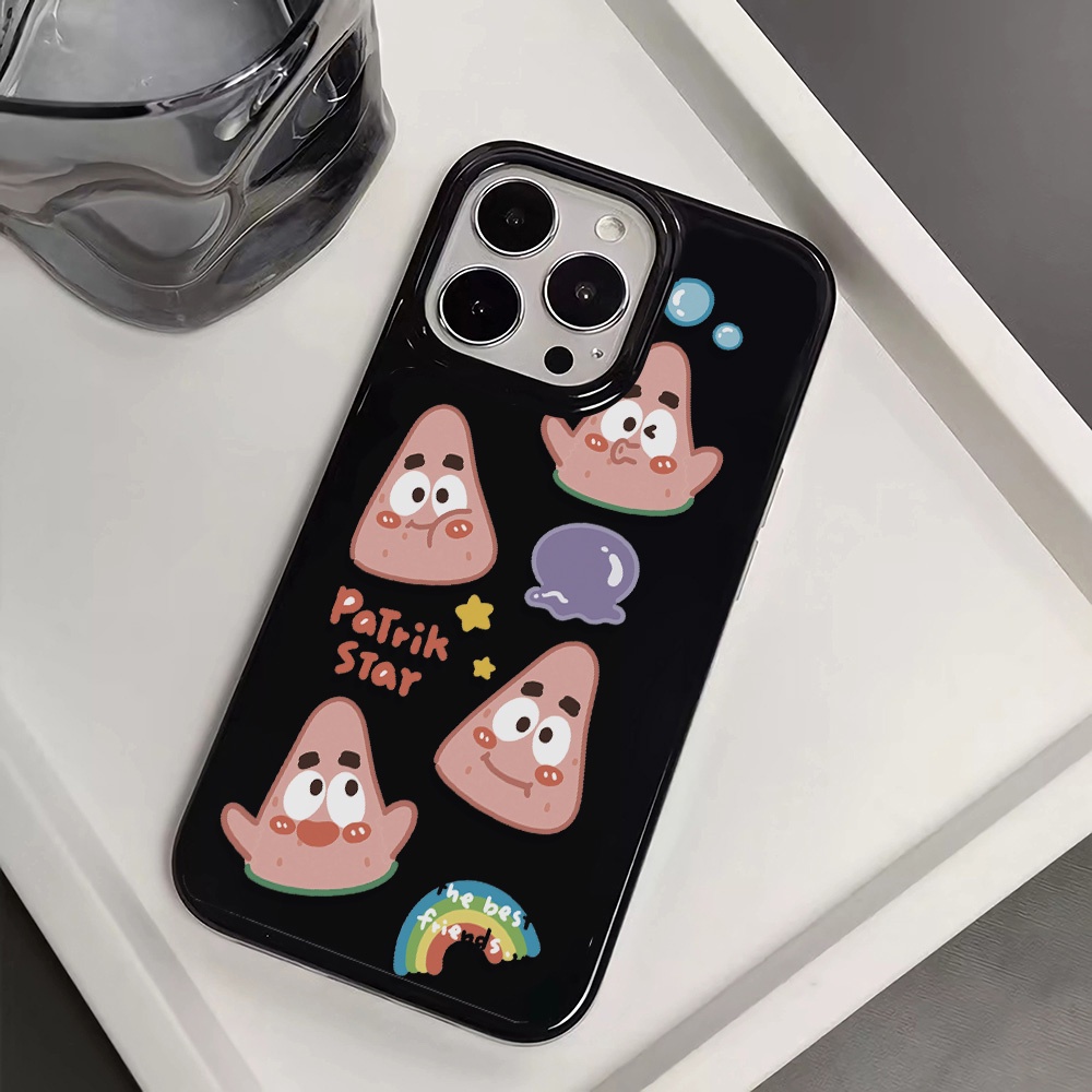 Ốp Điện Thoại Silicone TPU Mềm Bóng In Hình Patrick Star Cho iphone 14promax 11 13 12 7Plus 8 X XS Max