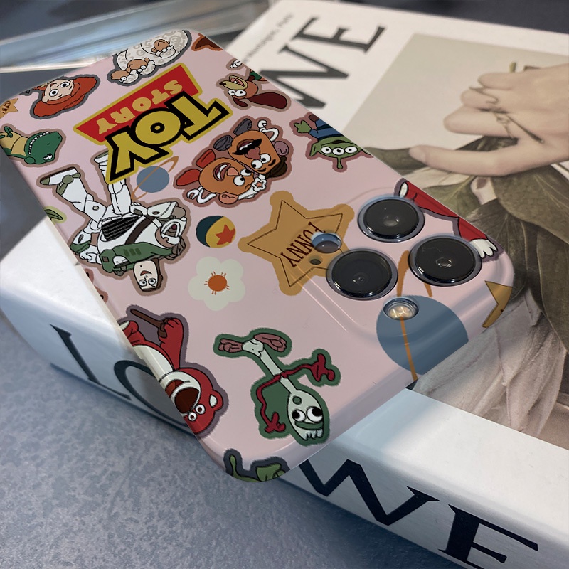 Ốp Điện Thoại Cứng Chống Sốc In Hình Toy Story Thời Trang Cho iphone 14promax 11 13 12 7Plus 8 X XS Max