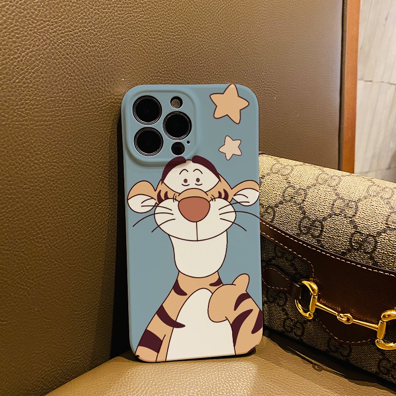 Ốp Điện Thoại Cứng Chống Sốc Họa Tiết Hổ Hoạt Hình Cho iphone 14 pro Max 11 13 12 7Plus 8 X XS Max