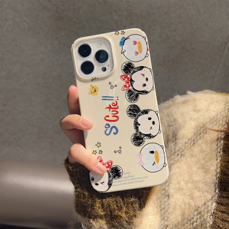 Ốp Điện Thoại Cứng Chống Sốc Họa Tiết Hoạt Hình Cho iphone 14 pro Max 11 13 12 7Plus 8 X XS Max