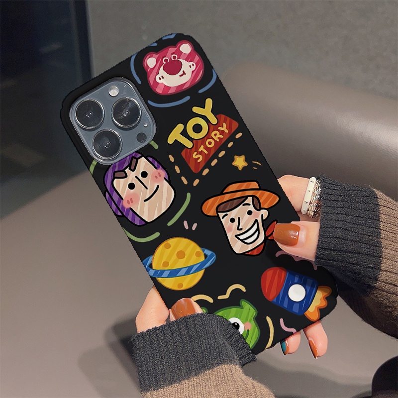 Ốp Điện Thoại Cứng Chống Sốc In Hình Toy Story Thời Trang Cho iphone 14 pro Max 11 13 12 7Plus 8 X XS Max