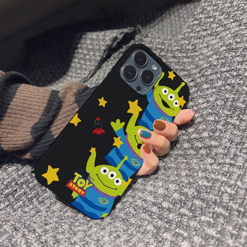 Ốp Điện Thoại Cứng Chống Sốc In Hình Người Ngoài Hành Tinh Hoạt Hình Cho iphone 14 pro Max 11 13 12 7Plus 8 X XS Max