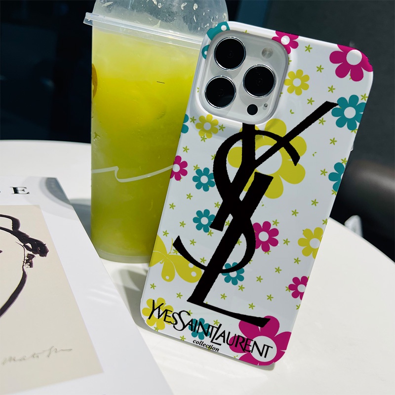 Ốp Điện Thoại Cứng Chống Sốc Họa Tiết Hoa Thời Trang Cho iphone 14 pro Max 11 13 12 7Plus 8 X XS Max