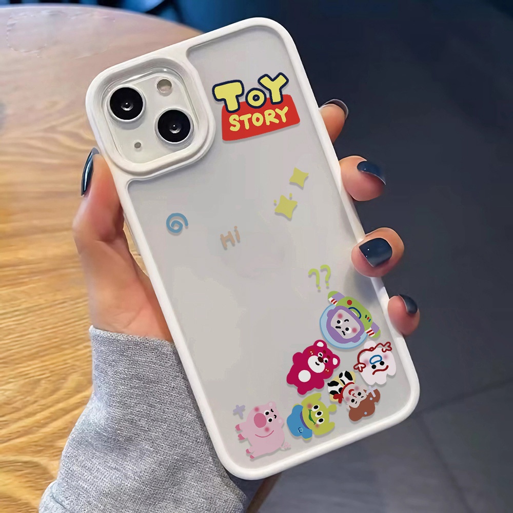 Ốp Điện Thoại Cứng Trong Suốt In Hoạt Hình Toy Story Cho iphone 14 pro Max 11 13 12 7Plus 8 X XS Max