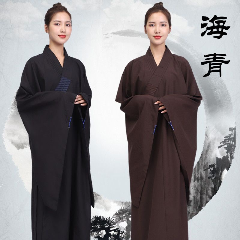 Trang Phục Phật Giáo Taima Haiqing 0510 Màu Cà Phê Cho Nam Và Nữ