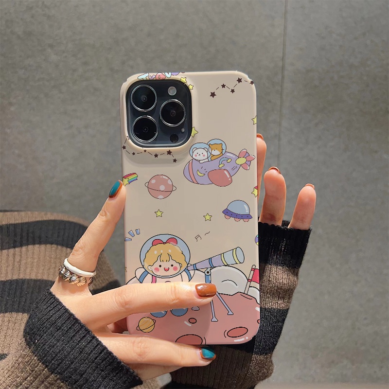 Ốp Điện Thoại Cứng Chống Sốc Họa Tiết Hoạt Hình Cho iphone 14 pro Max 11 13 12 7Plus 8 X XS Max