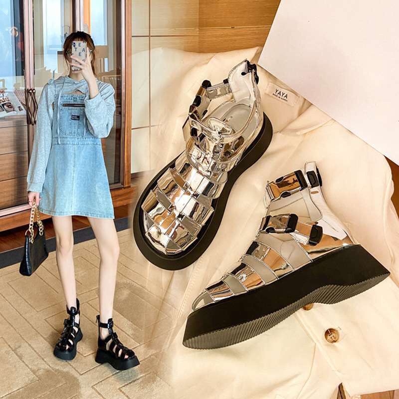 Giày Sandal Đế Dày Thời Trang Mùa Hè Cho Nữ
