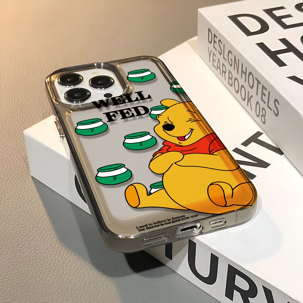 Ốp Điện Thoại Trong Suốt In Hình Gấu Pooh Cho iphone 14 pro max 11 13 12 7 8 Plus X XR XSMax